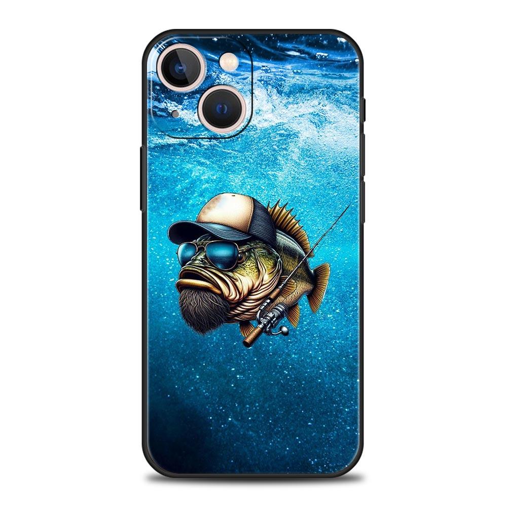 

Hunting Fishing Man Phone Case Cover for iPhone 17 16 15 14 13 12 Pro Max 11 Pro Max 17 AIR Plus Shockproof Soft TPU Shell Capas iPhone 11Pro Max