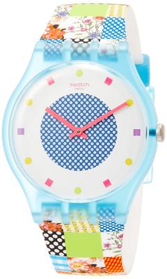 Wristwatch New Gent QUILTED TIME SUOS108 Official Import [Swatch]