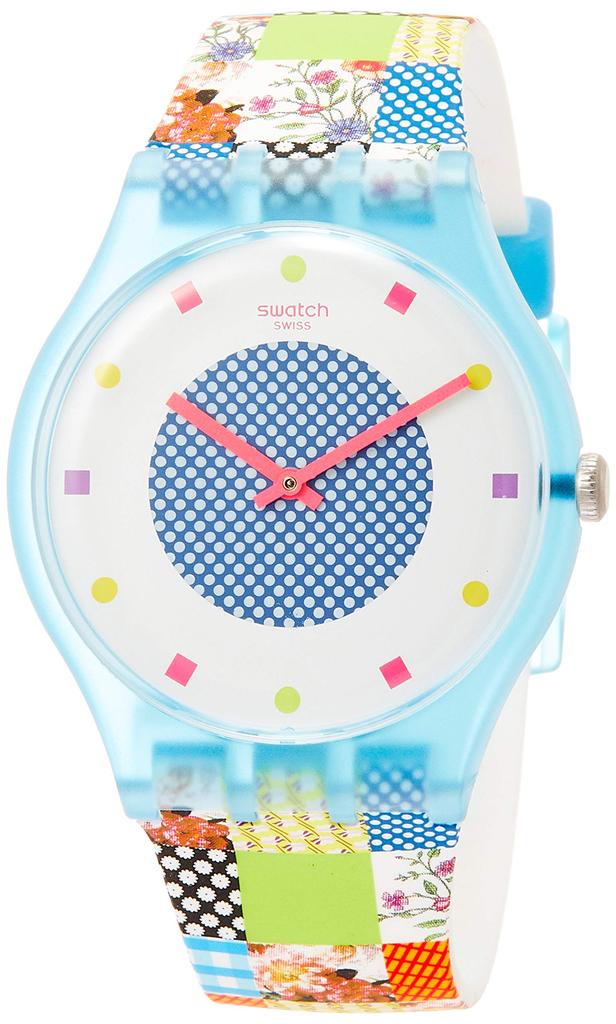 Swatch New Gent Quilted Time Wristwatch SUOS108, Officially Imported