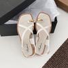 Flat Sandals Clip Toe Slides Slippers