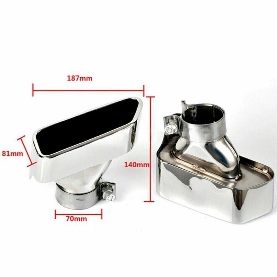 Premium Stainless Steel Muffler Tip for BMW 5 Series 535i F10 Modification