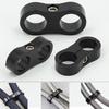 Universal An4 An6 An8 An10 Billet Oil Fuel Water Hose Tube Seprator Divider Clamp Aluminum Line Separator Kit