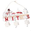 Christmas Wooden Pendant with Bells for Door Sign And Wall Decor