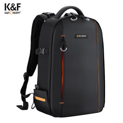 K&F CONCEPT Kamera Sırt Çantası Su Geçirmez Kamera Çantası 18L Büyük Kapasiteli Kamera Kılıfı 15.6 İnç