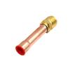 4Pcs 1/4" 3/8" 1/2" 3/4" 5/8'' Flare Connector With Copper Tube Brass Pipe Fitting Adapter For Air Conditioner Accessory