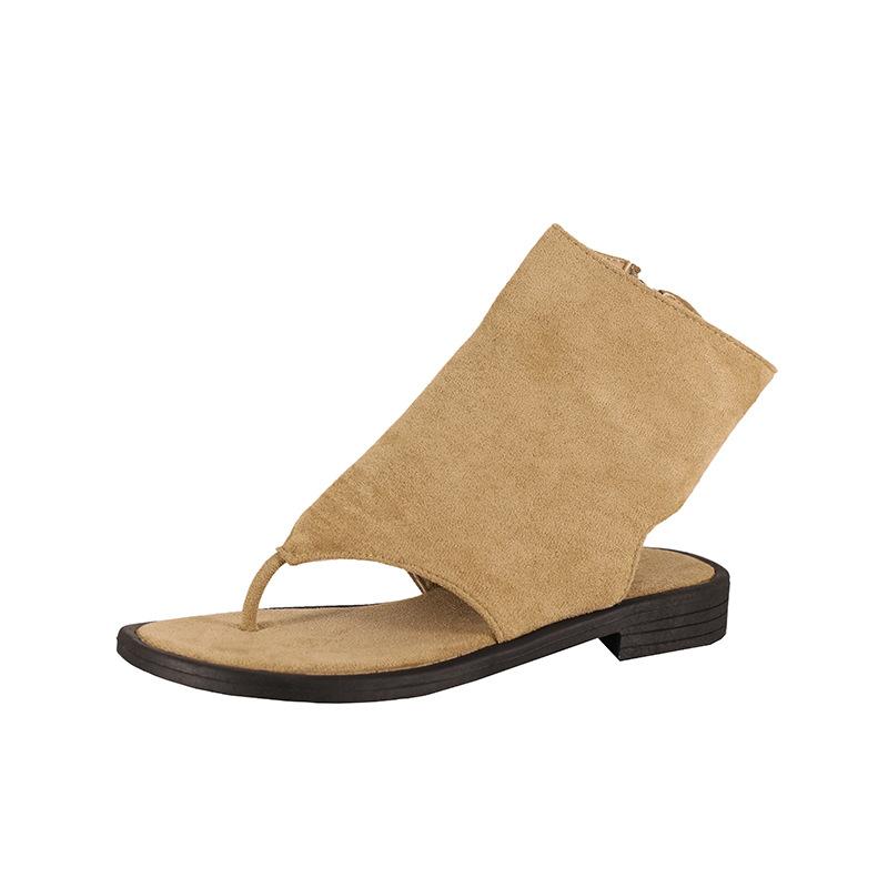 Botas 2026 Summer New Women's Flip Flops Retro Versatile Women Cool Boots Comfortable Anti Slip Women's Sandals Zapatos De Mujer