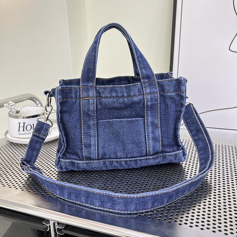 2023 Fall/Winter Women's Mini Denim Crossbody Bag In Simple Korean Style