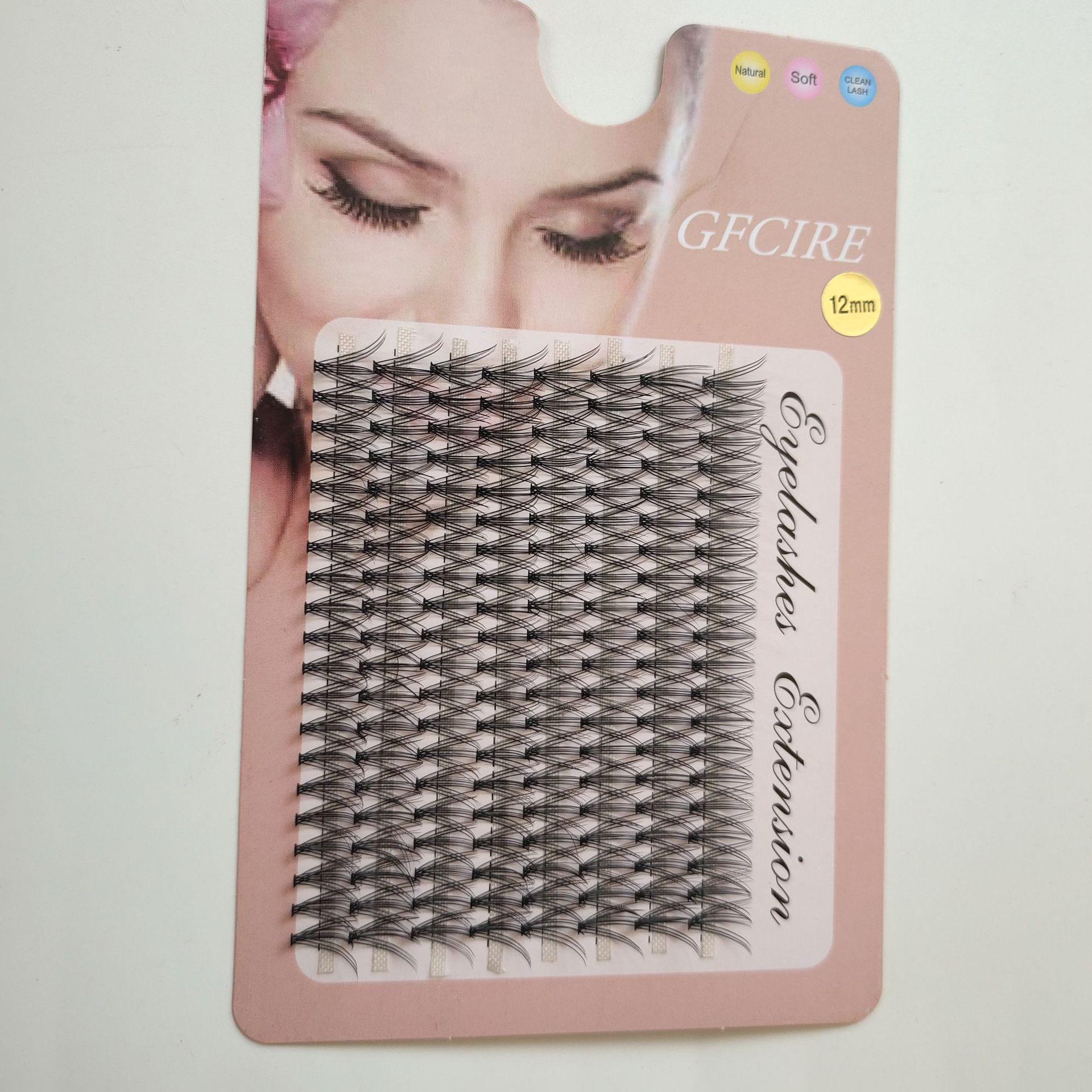 Angel Ya Kou Large Capacity 8-Row Hot Melt Cluster Lashes (20 Pack) 13mm