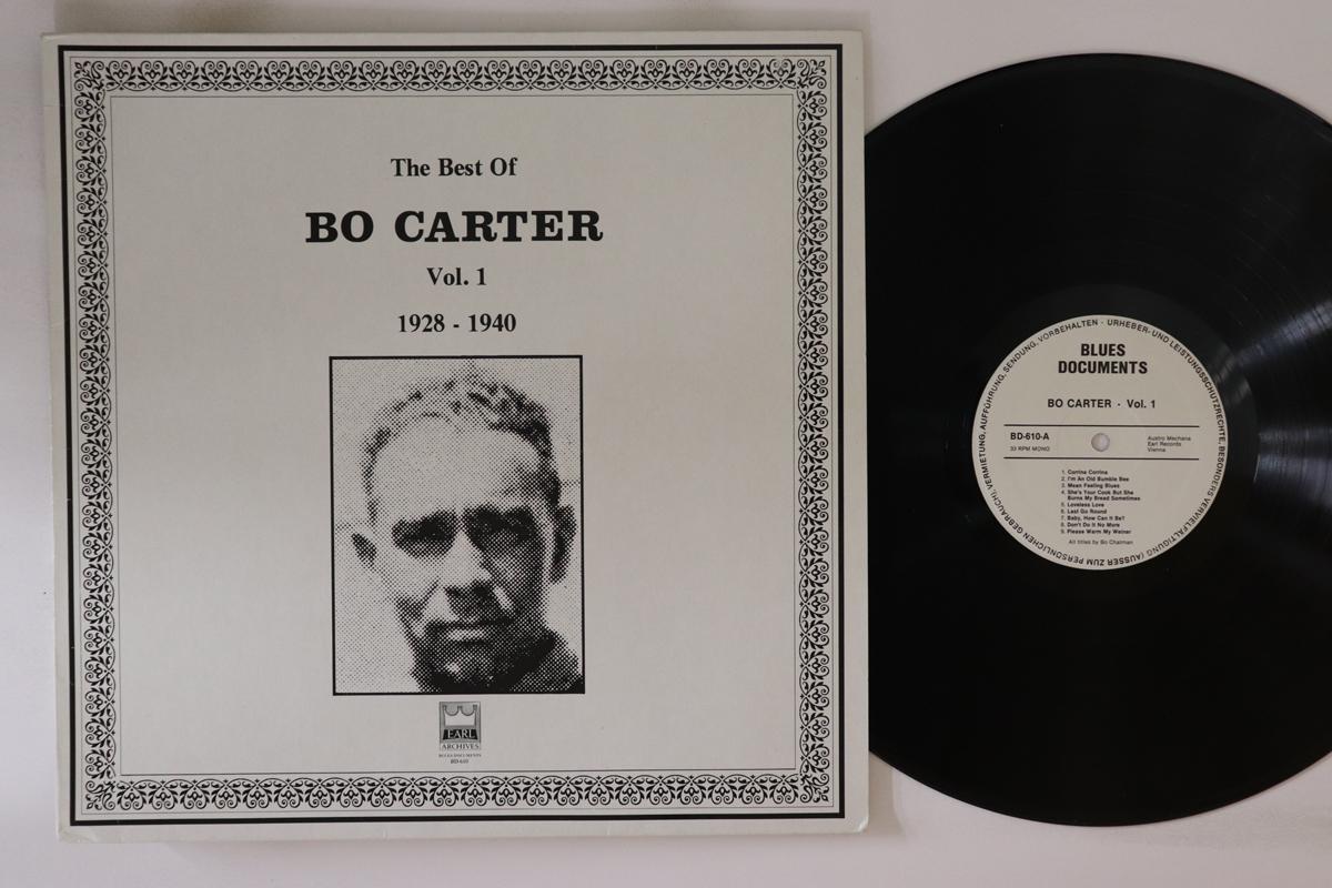 

LP Record BO CARTER - Best Of Bo Carter Vol.1 1928-1940 BD610 EARL ARCHIVES 1982 Austria Blues Used