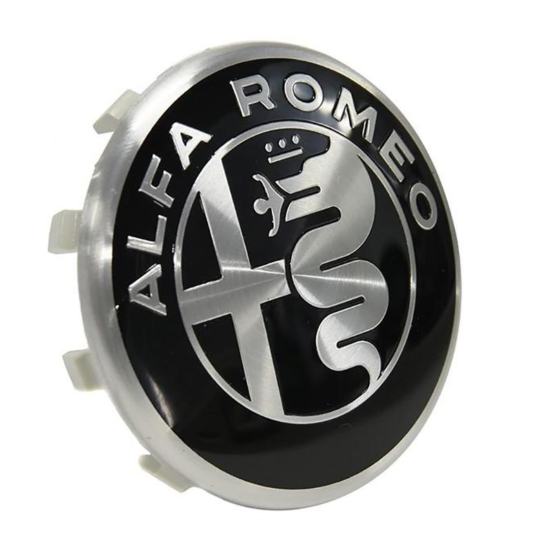 4pcs Car Cap LOGO Center Cap Alfa Romeo Giulia Stelvio Tonale Emblem Hubcap Decoration Modification Accessories