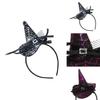 High-quality Witch Hat Headband For Cosplay And Halloween Prop Wizard Party