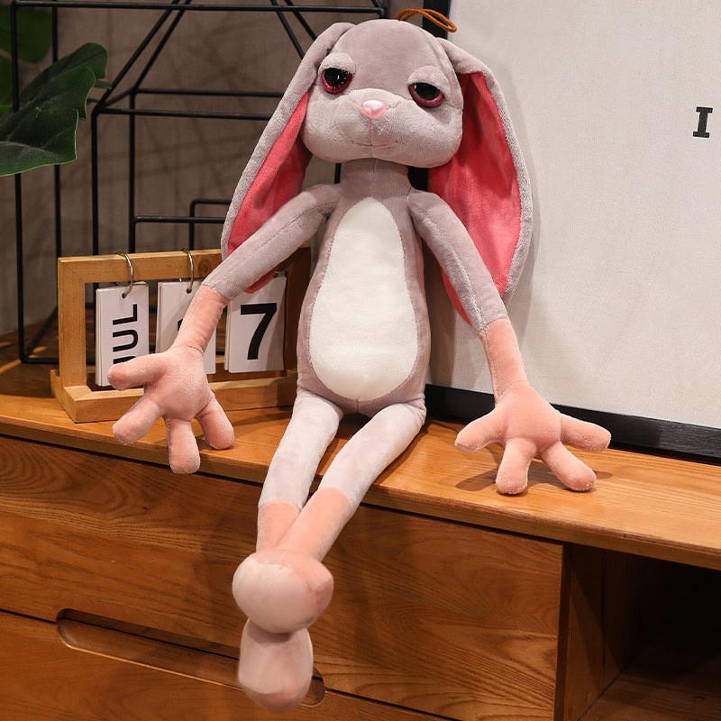 Adorable Long-legged Plush Animal Toys Featuring Cute Lion Tiger Leopard And Deer Designs