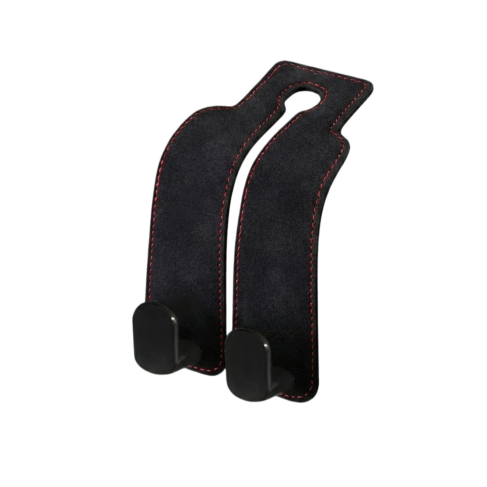 Car Hooks, Car Seat Back Storage Hooks, Metal Suede Hooks, Rear Seat Bracket Hooks One Size