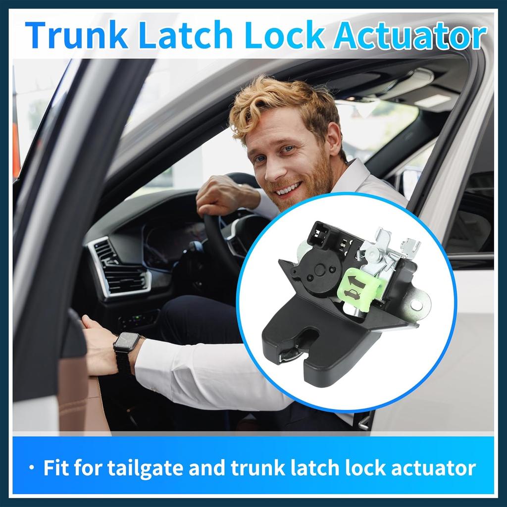 Rear Liftgate Door Lock Actuator for Hyundai Elantra 2017-2019 Plastic and Metal Replacement | Rear Side Tailgate Latch Motor 1 Pcs