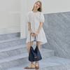 Heart Pattern Eco Bag - NAVY