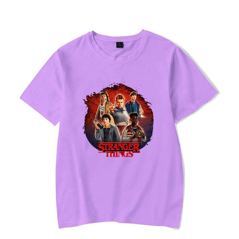 Stranger Things Unisex Y2K Short Sleeve Casual T-shirt