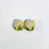 2Pcs Hand Painted Lampwork Glass Flower Bud Beads Vintage Tulip Loose Beads For Diy Bracelet Necklace Phone Chain Jewelry Making