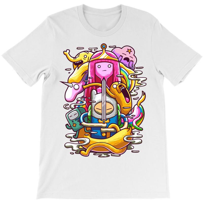 Adventure Time Funny Men T-shirt White Cotton Unisex All Sizes S to 5XL JJ3441 Unisex T-Shirt Graphic Tee L