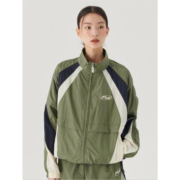 Fila Crinkle Half Layer Color Block Ventilation Windbreaker Fs2jkg2104x
