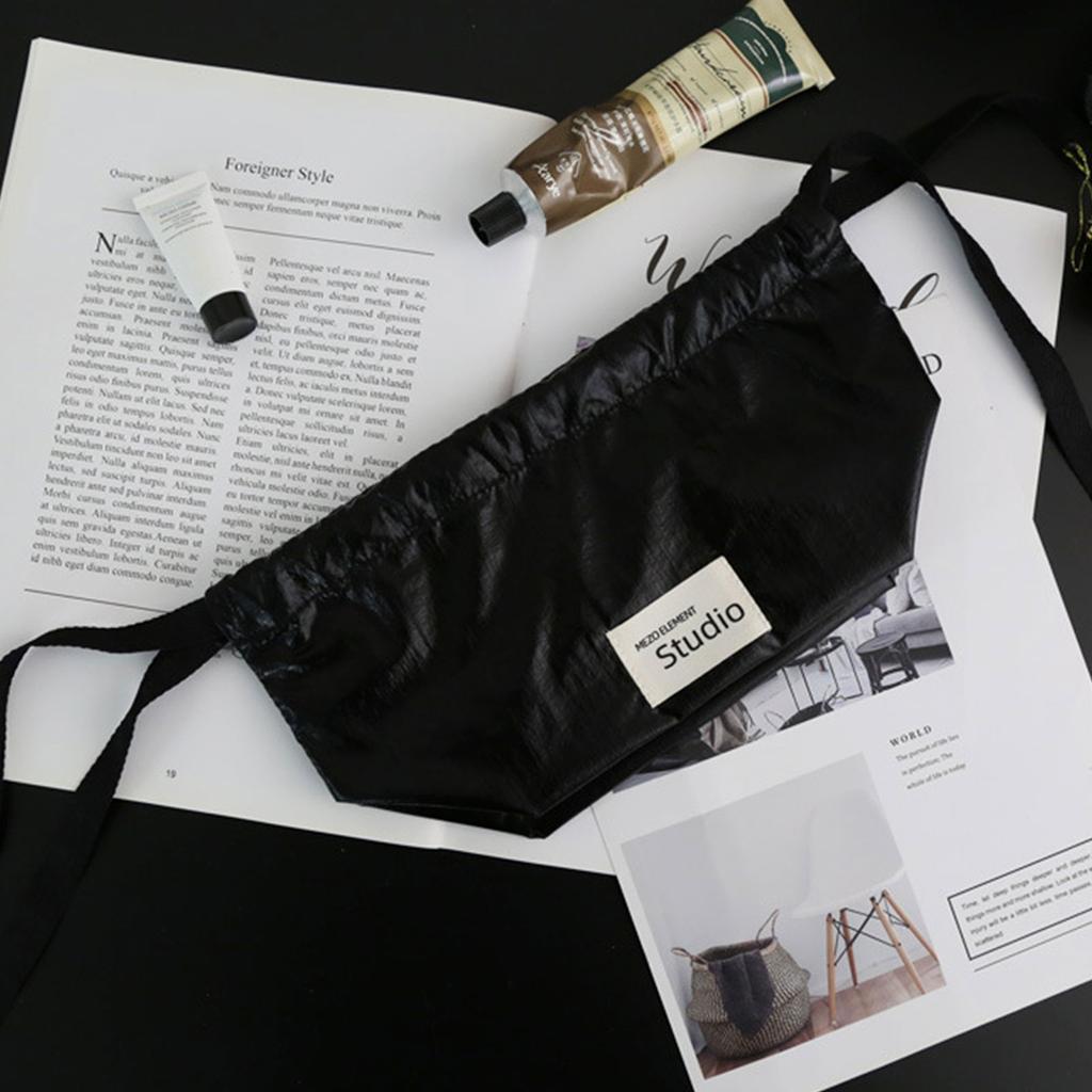 Stylish Drawstring Paper Holder Versatile Tissue Box Napkin Holder Convenient Tissue Bag Desktop Napkins Storage Case