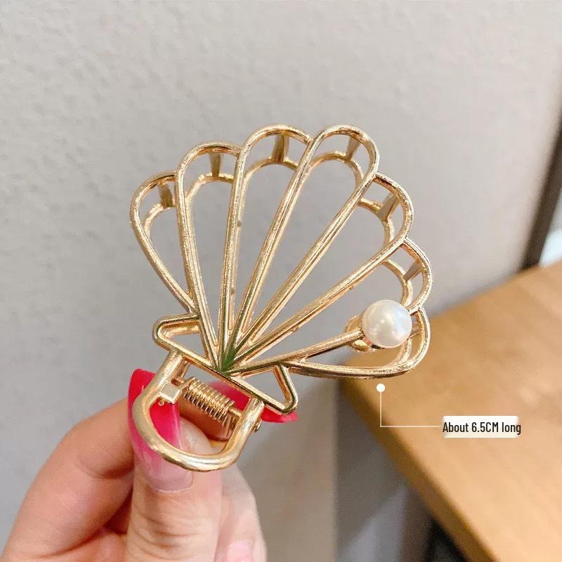 High-End Large Metal Claw Hair Clip for Women - Elegant Updo Accessory