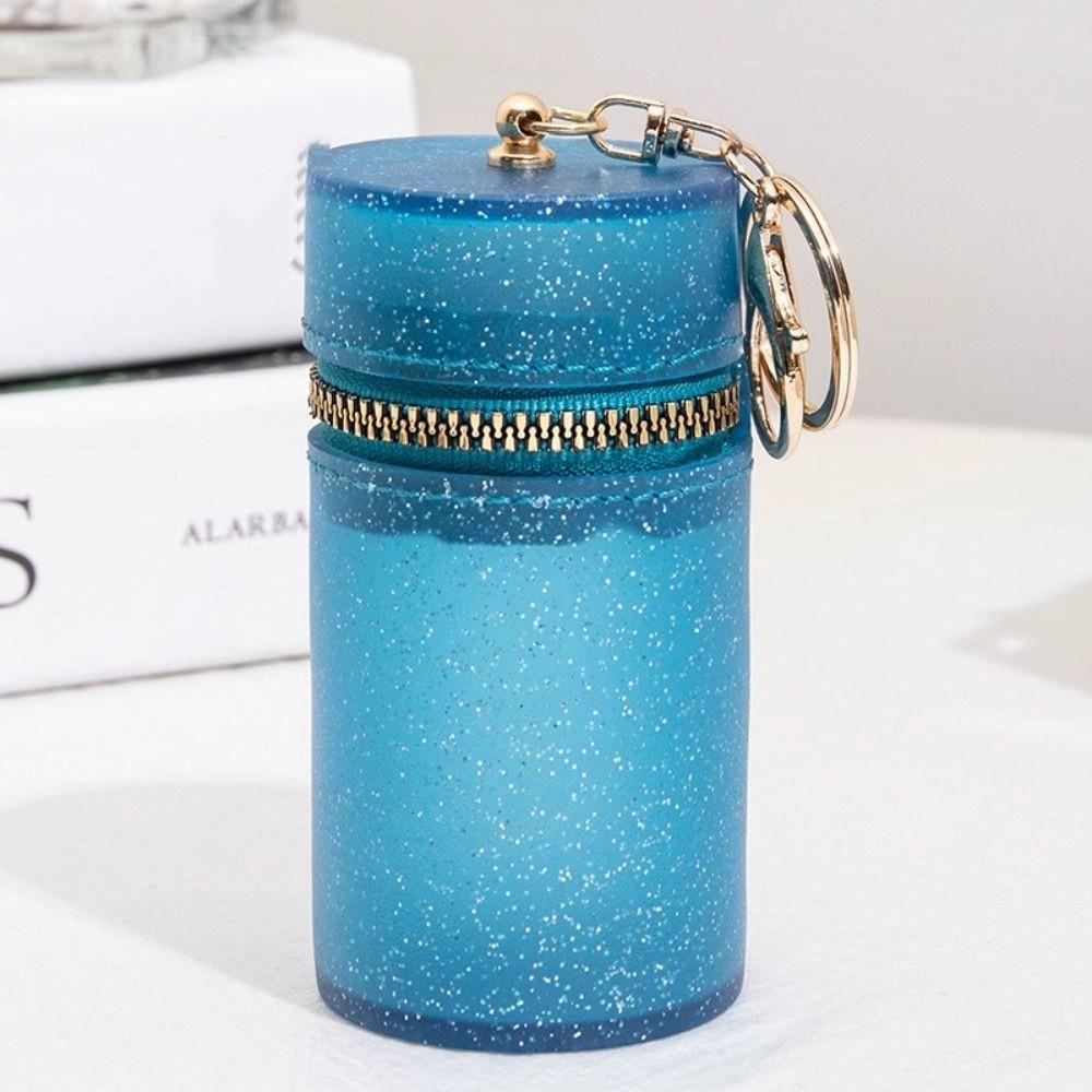 

Многофункциональный ПВХ кошелек для монет однотонный прозрачный чехол для губной помады для улицы