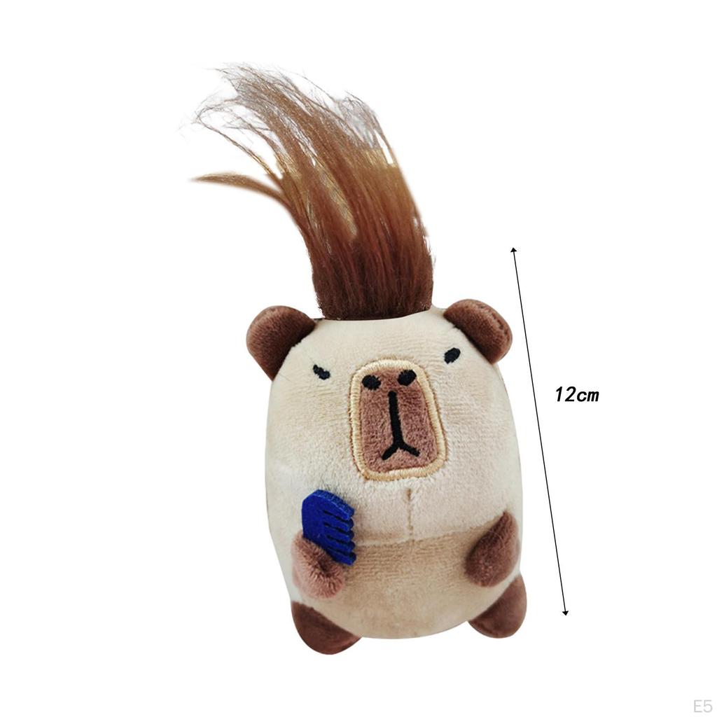 Capybara Keychain Plush Toy Ornament Bag Pendant Cute Stuffed Animals