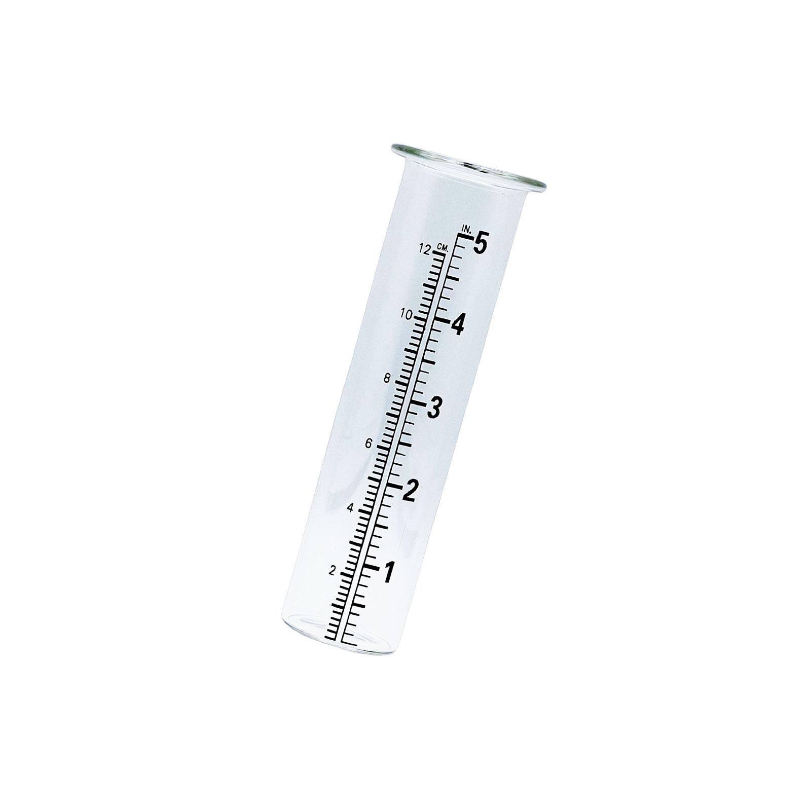 

Outdoor Rain Gauge with Easy to Read Large Font Innovative Three Piece Structure Rain Gauge Simple Install for Garden D