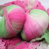 Fio de Crochê 100% Lã Merino de Alta Qualidade 50g/bola 180 metros Espesso Para Tricô à Mão Arco-Íris Tie-Dye Fios para Bebê Fio de Lã