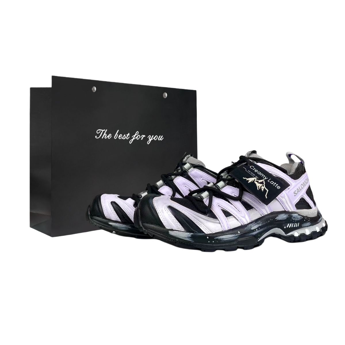 

SALOMON XA PRO 3D Cushioning Support Low top Trail Running Training Running Shoes Unisex Black Purple 416175(Team401-LD) 40