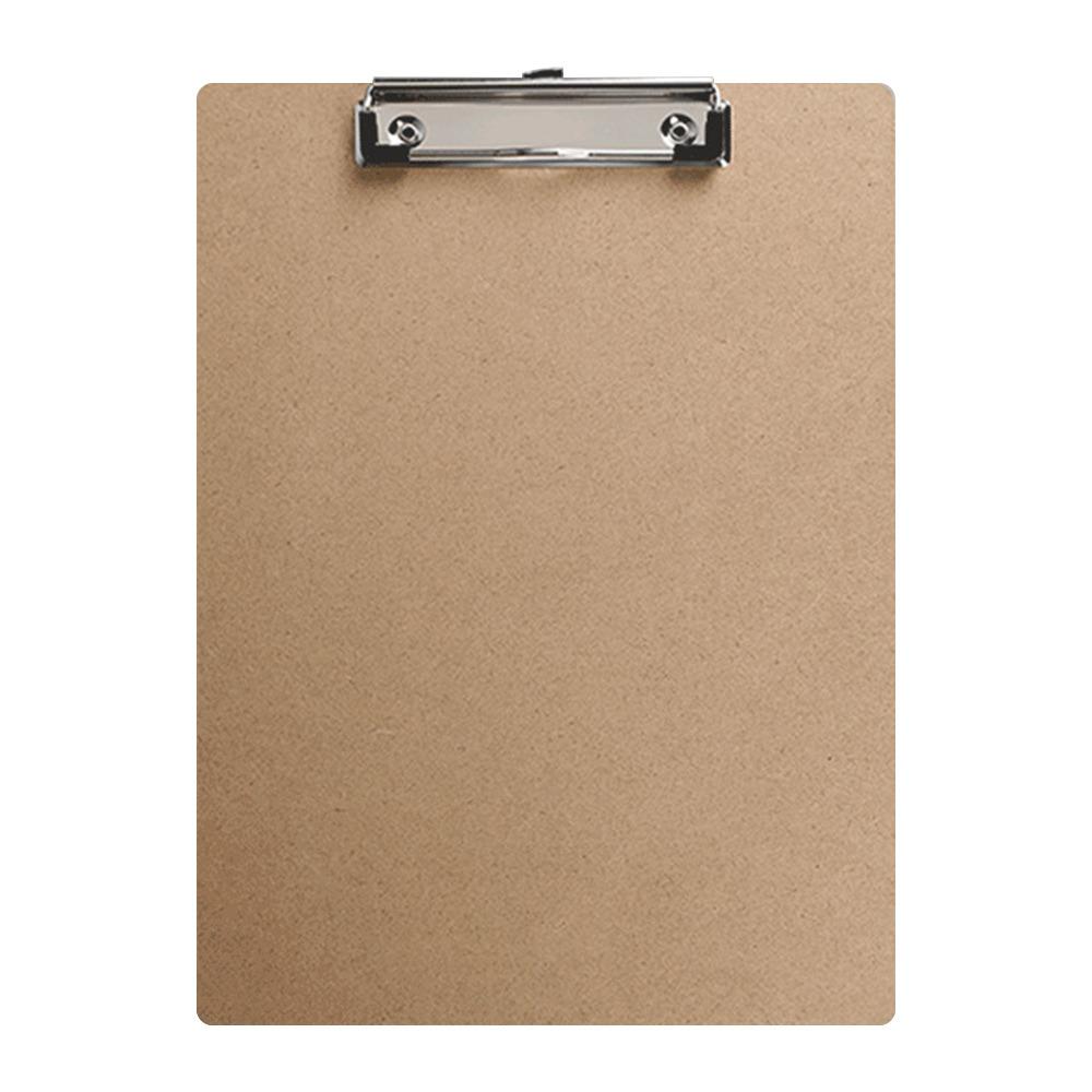 Wood Board Writting Pad Wood Memo Folder Durable Storage Folder  Cafe