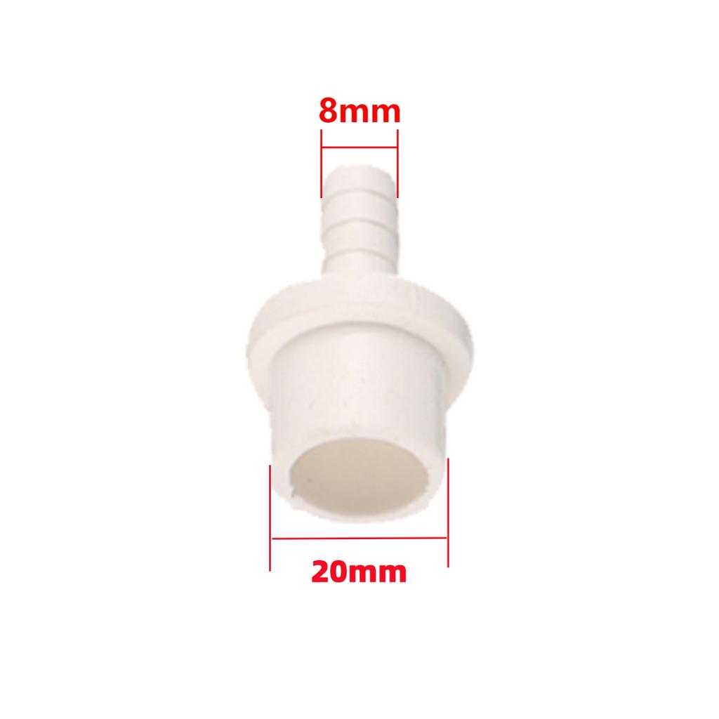 PVC 20/25mm Pagoda Reducing Connector 8/10/12/14/16/18/20mm Variable Diameter Straight Garden Irrigation Fish Tank Joint 10Pcs