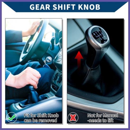 Gear Shift Knob with Dust Cover for Chevrolet Spark 11-16