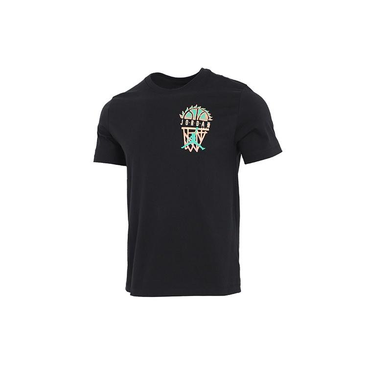 Air Jordan MENS DNA Casual Sports Knit Crew-neck Short Sleeve Black Men s CZ8060-010 S