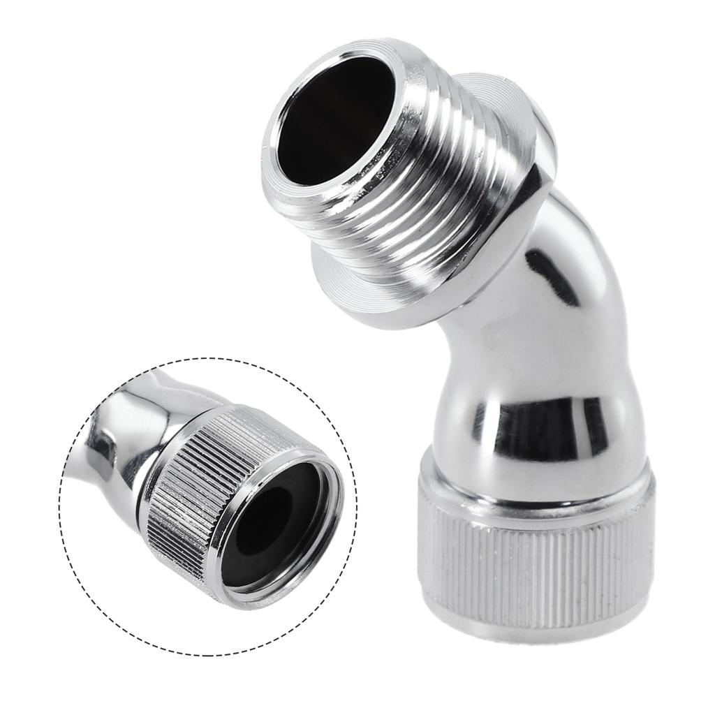 45 Degree Elbow Adapters Brass Chrome Female To Male