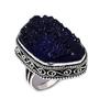 Natural Iolite Quartz Gemstone 925 Sterling Silver Jewelry Ring Size 7 ETC-14136