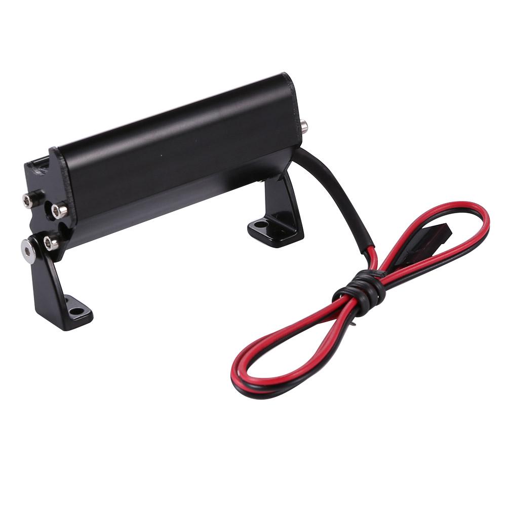 Universal 55mm 12 LED Hight Bright Light Model Truck Roof Lamp Bar for 1/10 RC Climbing Car Model Accessories