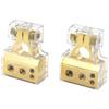 0/2/4/8/10 Gauge for 2Pcs with Adjustable Shims Car Marine Auto Battery Terminal Connectors Positive & Negative