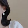 Rose Earrings Natural Freshwater Pearl Earrings 18K Korean Version Small Fresh and Sweet Flower Stud Earrings Ins Women 2026