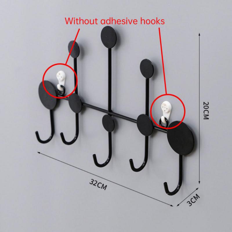 Creative iron hook key xuan closed into the door of the door frame wall hanging hanger clothing shop wall decoration