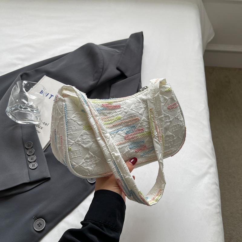 Fashion Personality, Foreign Style, Commuting, Fresh Armpits 2025 Foreign Style, New Temperament and Texture, Single Shoulder Crossbody Small Square 