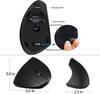 BeWishes Ergonomic Mouse, High-Precision Vertical Wireless Mouse, Rechargeable 2.4GHz Optical Vertical Mouse with 3 Adjustable DPI Settings