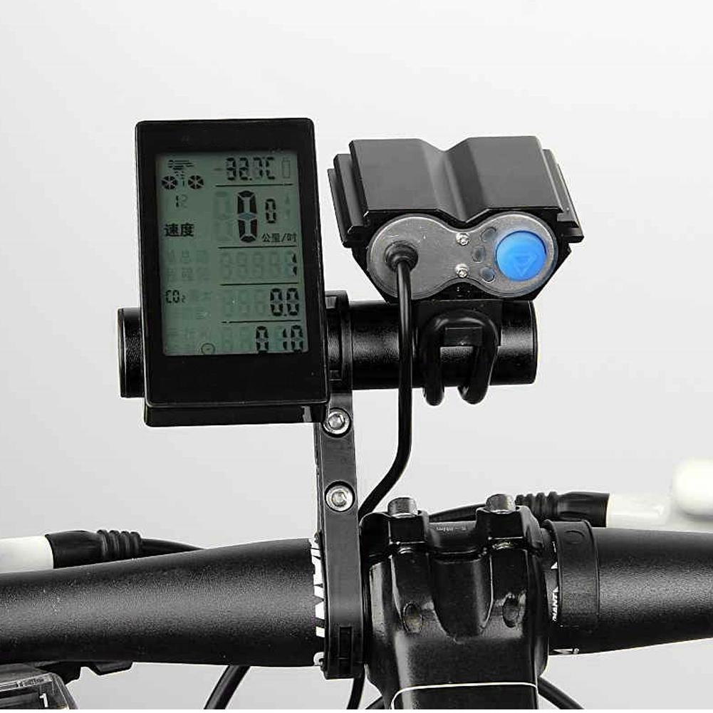 Stabil Sykkel Forlenger Feste Klemme Sykkel Styrefeste Lommelykt Holder