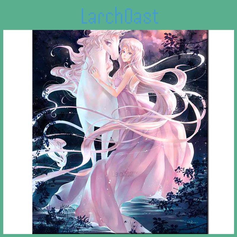 Cross Painting Unicorn Diamond Fairy Stitch Full Round Drill Diy Cartoon Diamond Embroidery