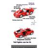 1/32 Scale Ferrari 250 GTO Super Sports Car Alloy Diecast Model Car Metal High Simulation Classic Sentiment Hobby Collectible Decorative Gift