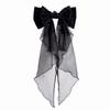Multicolor Trailing Bowknot Safety Pin Shiny Silk Waist Accessories Detachable Decoration DIY Accessories with Pin