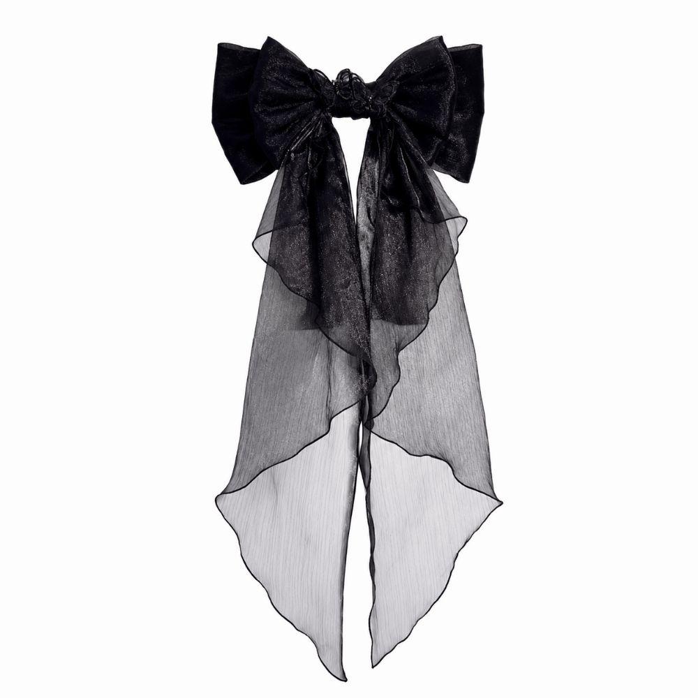 Multicolor Trailing Bowknot Safety Pin Shiny Silk Waist Accessories Detachable Decoration DIY Accessories with Pin