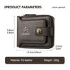 Retro Driving Documents Card Credit Holder License Purse Wallet For Citroen C4 C3 C5 C1 C2 C6 VTS C4L DS3 DS4 DS5 Grand Berlingo