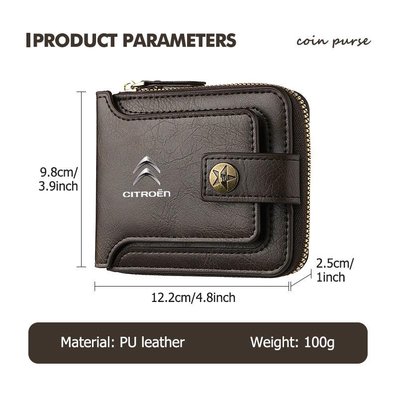 Retro Driving Documents Card Credit Holder License Purse Wallet For Citroen C4 C3 C5 C1 C2 C6 VTS C4L DS3 DS4 DS5 Grand Berlingo