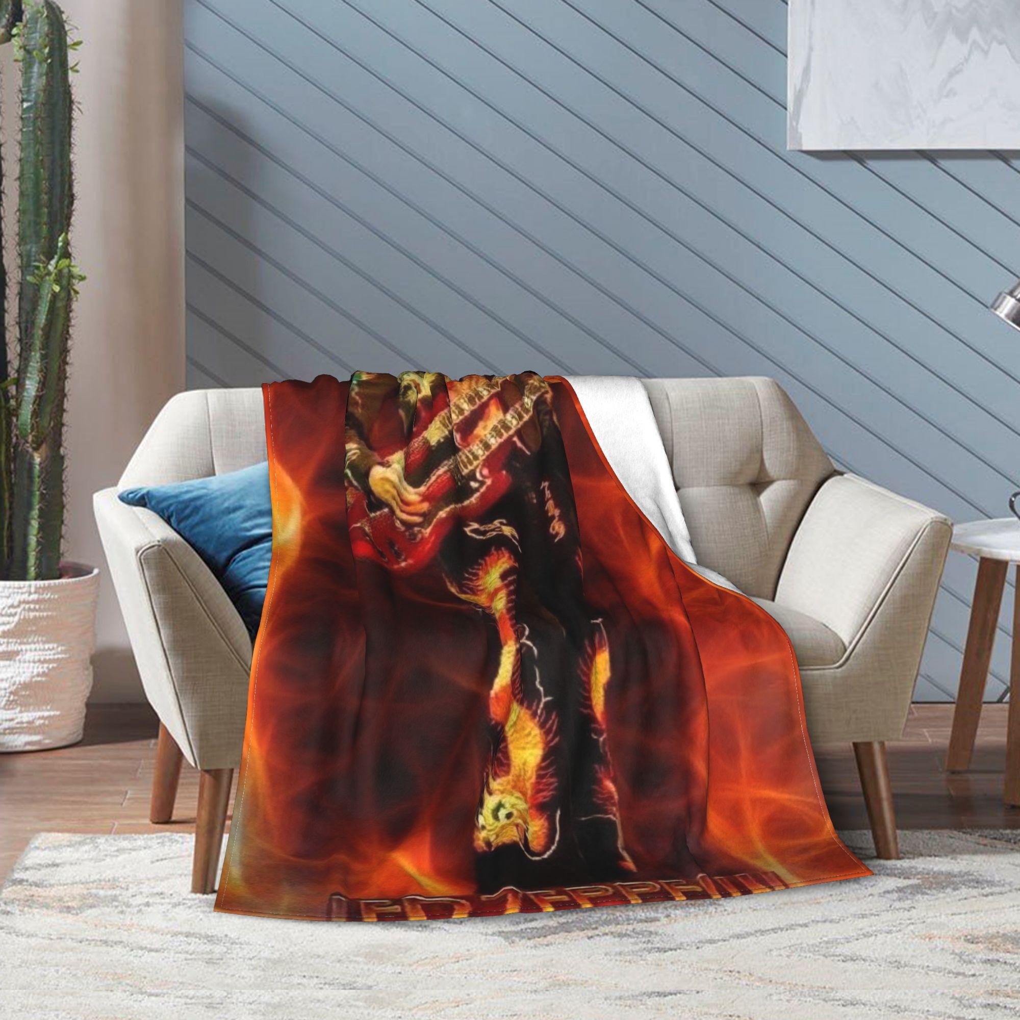

GUOYU Blanket LLedS ZZeppelinES rock band Throw Blanket for Couch Fuzzy Plush Blanket 50x60 Inches Multisize Bedspread for All Seasons 75x100cm (30x40inch)